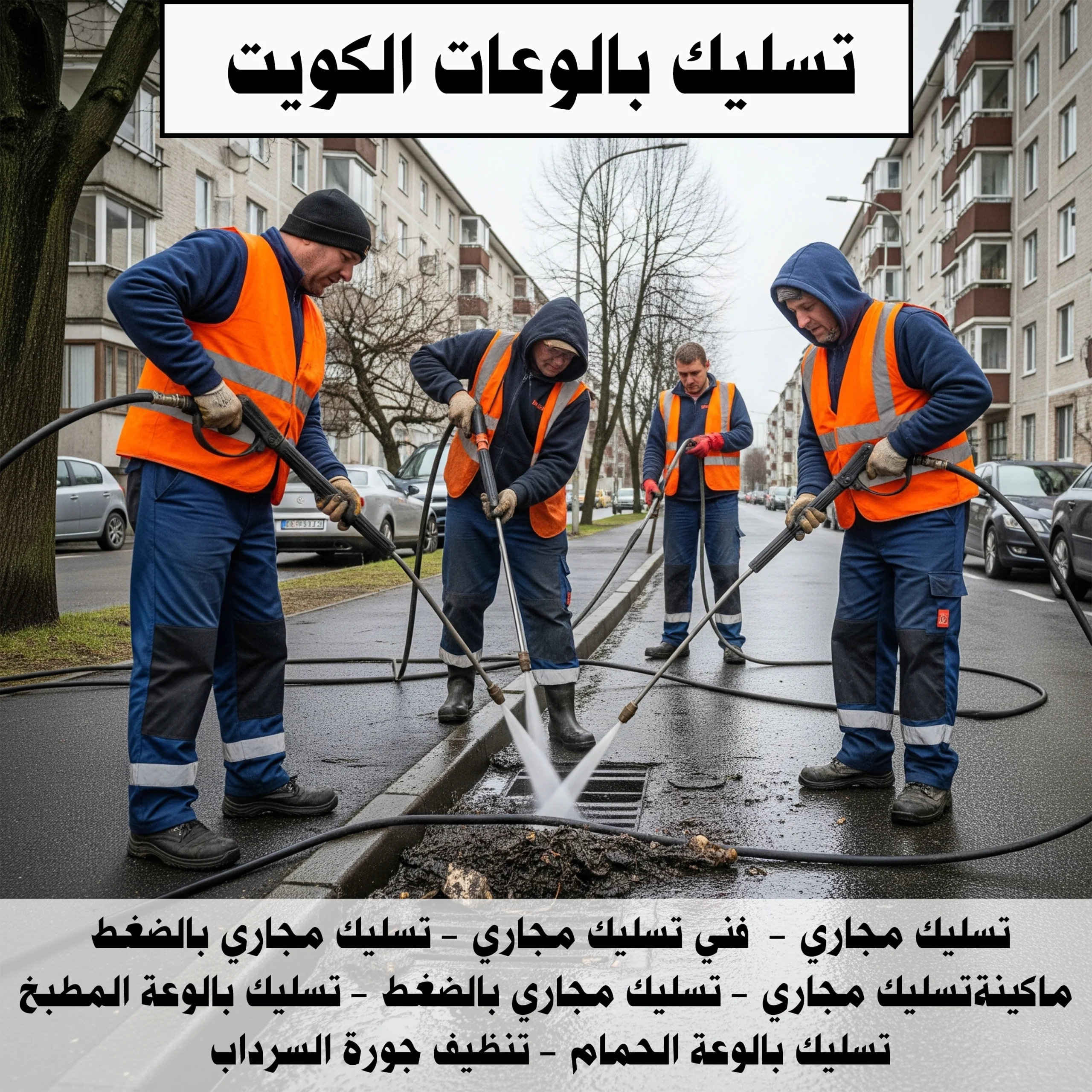 تسليك بالوعات الكويت